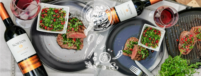 Steak s Chimichurri omáčkou - RECEPT a tip na víno