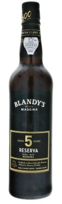 Blandy's Madeira Reserva 5 Y.O. Doce Rich 0,5L, fortvin, bl, sl