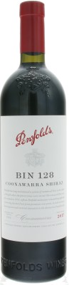 Penfolds BIN 128 Coonawarra Shiraz 0,75L, r2017, cr, su