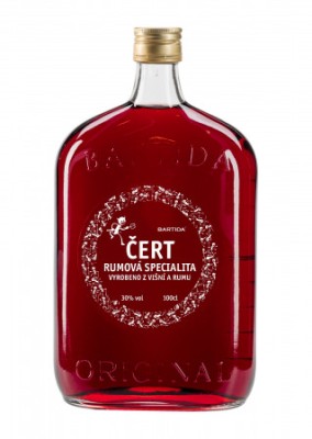 Bartida Čert rumová špecialita 30% 1L, rum