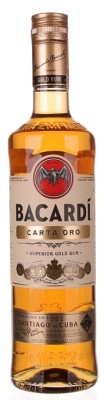 Bacardi Superior Rum Carta Oro 37,5% 0,7L, rum