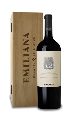 Emiliana Ge BIO v drevenom boxe 1,5L, r2015, cr, su, DB