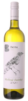 Berta Rizling vlašský Single Vineyard 0,75L, r2020, ak, bl, su