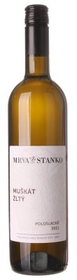 Mrva & Stanko Muškát žltý, Ladmovce 0,75L, r2021, vin, bl, plsl, sc