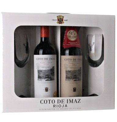 Balíček El Coto - Coto de Imaz Reserva + Gran Reserva + 2 poháre zadarmo