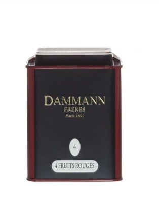 Dammann Fréres La Boite 4 Red Fruits, ochutený, 100 gr.  6749,ciercaj, plech