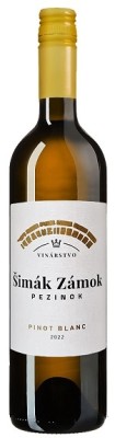 Šimák Zámok Pezinok Pinot Blanc 0,75L, r2022, ak, bl, su