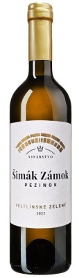 Šimák Zámok Pezinok Veltlínske zelené 0,75L, r2022, bl, su