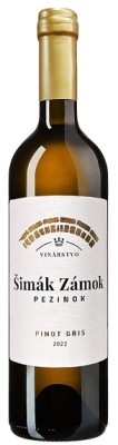 Šimák Zámok Pezinok Pinot Gris 0,75L, r2022, bl, su