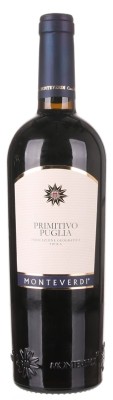 Monteverdi Primitivo Puglia 0,75L, IGT, r2020, cr, su