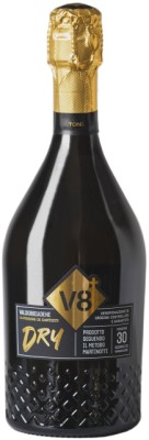 V8 Prosecco di Valdobbiadene Superiore Di Cartizze 0,75L, DOCG, skt, bl, dry