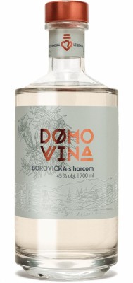 Domovina Borovička s horcom  45% 0,7L, ovdest