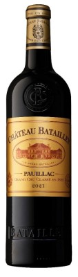 Bordeaux Château Batailley Pauillac 5eme Cru Classé 0,75L, AOC, Grand Cru Classé, r2021, cr, su