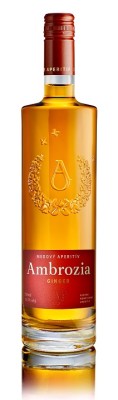 Apimed Ambrozia Ginger medový aperitív 0,75L, aperit, sl