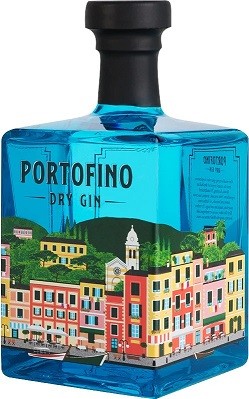 Portofino Dry Gin 43% 0,5L, gin