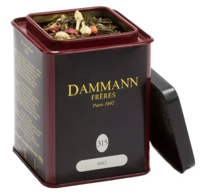 Dammann Fréres La Boite Bali, N°315, 100 gr. 7094,zelcaj, plech