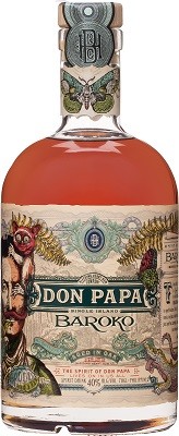 Don Papa Baroko rum 40% 0,7L, rum