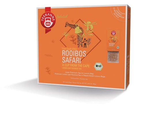 Teekanne Luxury Bag Rooibos Safari BIO 20x4gr.,cervcaj