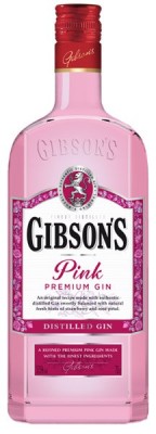 Gibson´s Pink Premium gin 37,5% 0,7L, gin