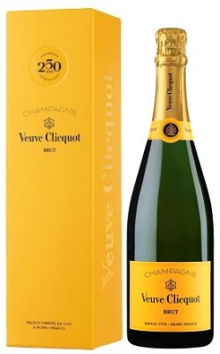 Veuve Clicquot Ponsardin Brut 0,75L, AOC, sam, bl, su, DB