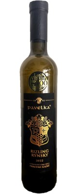 Pavelka Rizling rýnsky prírodne sladké 0,5L, r2022, bl, sl