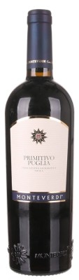 Monteverdi Primitivo Puglia 0,75L, IGT, r2021, cr, su
