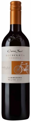 Cono Sur Bicicleta Reserva Carmenere 0,75L, r2021, cr, su