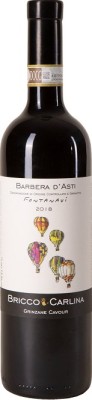 Bricco Carlina Barbera D’Asti Fontanavi 0,75L, r2018, cr, su