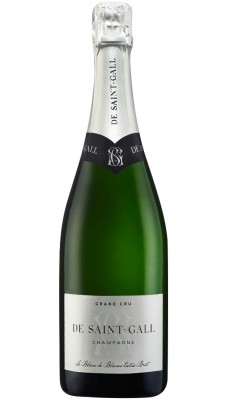 Champagne De Saint Gall Blanc De Blancs Grand Cru Extra Brut DB 0,75L, AOC, Grand Cru, sam, bl, exbr