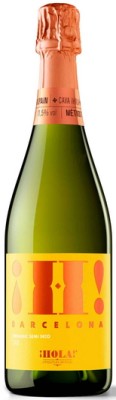 Hola! Organic Cava Barcelona Semi Seco 0,75L, DO, skt trm, bl, sese