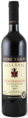 Gere Tamás Kekfrankos 0,75L, r2017, cr, su