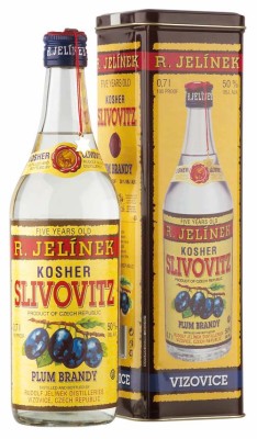 R.Jelínek Kosher Slivovica biela 50%, DB 0,7L, destin, DB