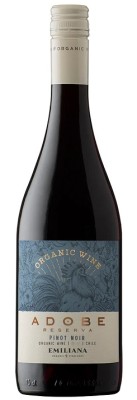 Emiliana Adobe Pinot Noir BIO 0,75L, r2022, cr, su, sc