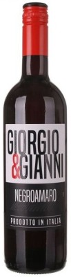 Giorgio & Gianni Negroamaro Salento 0,75L, IGT, r2023, cr, su, sc