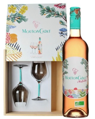 Set Rothschild Mouton Cadet Rosé Mathilde 