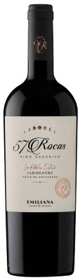 Emiliana 57 Rocas Carmenere BIO 0,75L, r2021, cr, su