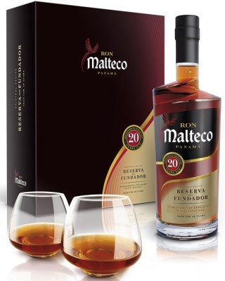 Malteco Reserva Del Fundador 20YO  40 % s 2 pohármi 0,7L, rum, DB