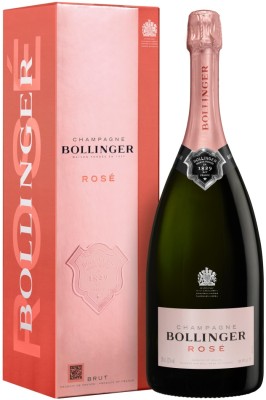 Champagne Bollinger Rosé Brut Magnum 1,5L, AOC, sam, ruz, brut, DB