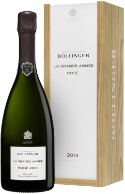 Champagne Bollinger La Grande Année Rosé Brut 0,75L, AOC, r2014, sam, ruz, brut, DB