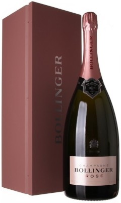 Champagne Bollinger Rosé Brut Jeroboam 3L, AOC, sam, ruz, brut, DB