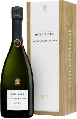 Champagne Bollinger La Grande Année Brut 0,75L, AOC, r2015, sam, bl, brut, DB