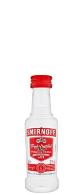 Smirnoff Red 37,5% 0,05L, vodka