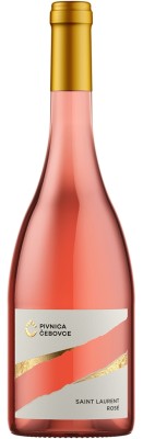 Pivnica Čebovce Saint Laurent rosé 0,75L, r2022, ruz, su