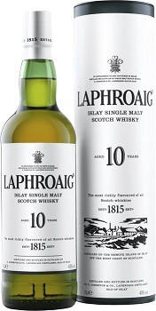 Laphroaig Islay Single Malt 10r. Scotch whisky 40,0% 0,7L, whisky, DB