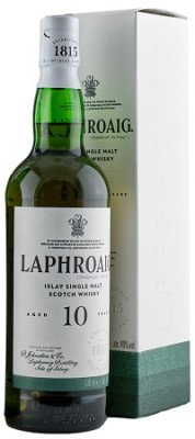 Laphroaig Islay Single Malt 10r. Scotch whisky 40,0% 0,7L, whisky, DB