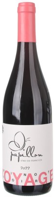 Papillon Víno od Francúza Voyage Pinot Noir, BIO 0,75L, r2022, vin, cr, su