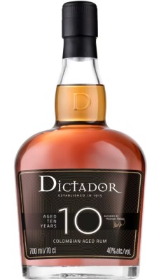 Colombian Rum Dictador 10YO 40% 0,7L, rum