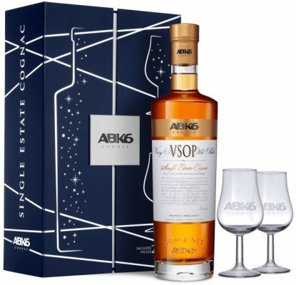 ABK6 Cognac VSOP s 2 pohármi 40% 0,7L, cognac, DB