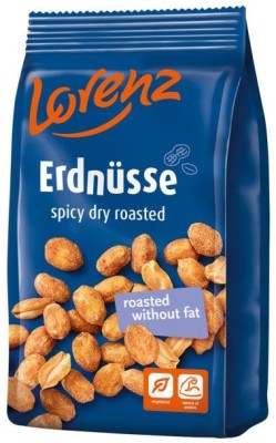 Lorenz Erdnusse Arašídy wurzig pikant 150g