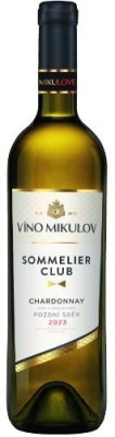 Víno Mikulov Sommelier Club Chardonnay 0,75L, r2023, nz, bl, su